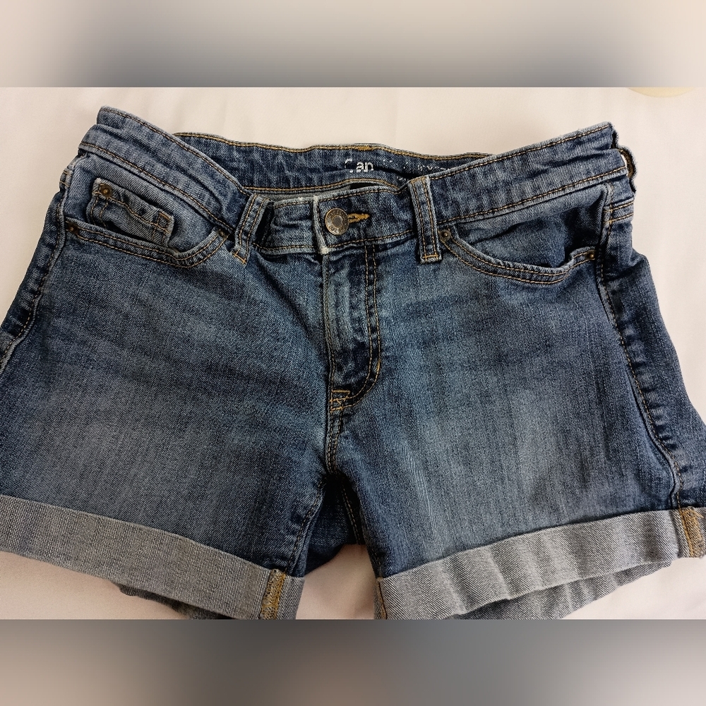 2/$30 GAP Denim Blue Women's Summer Booty Shorts(#1,431)